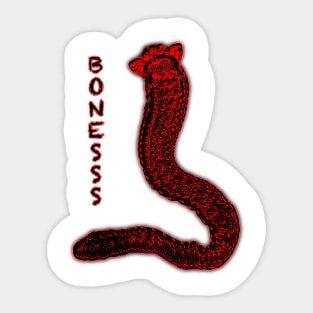 Red Bones Boi Sticker